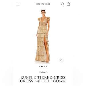 Mac Duggal prom dress